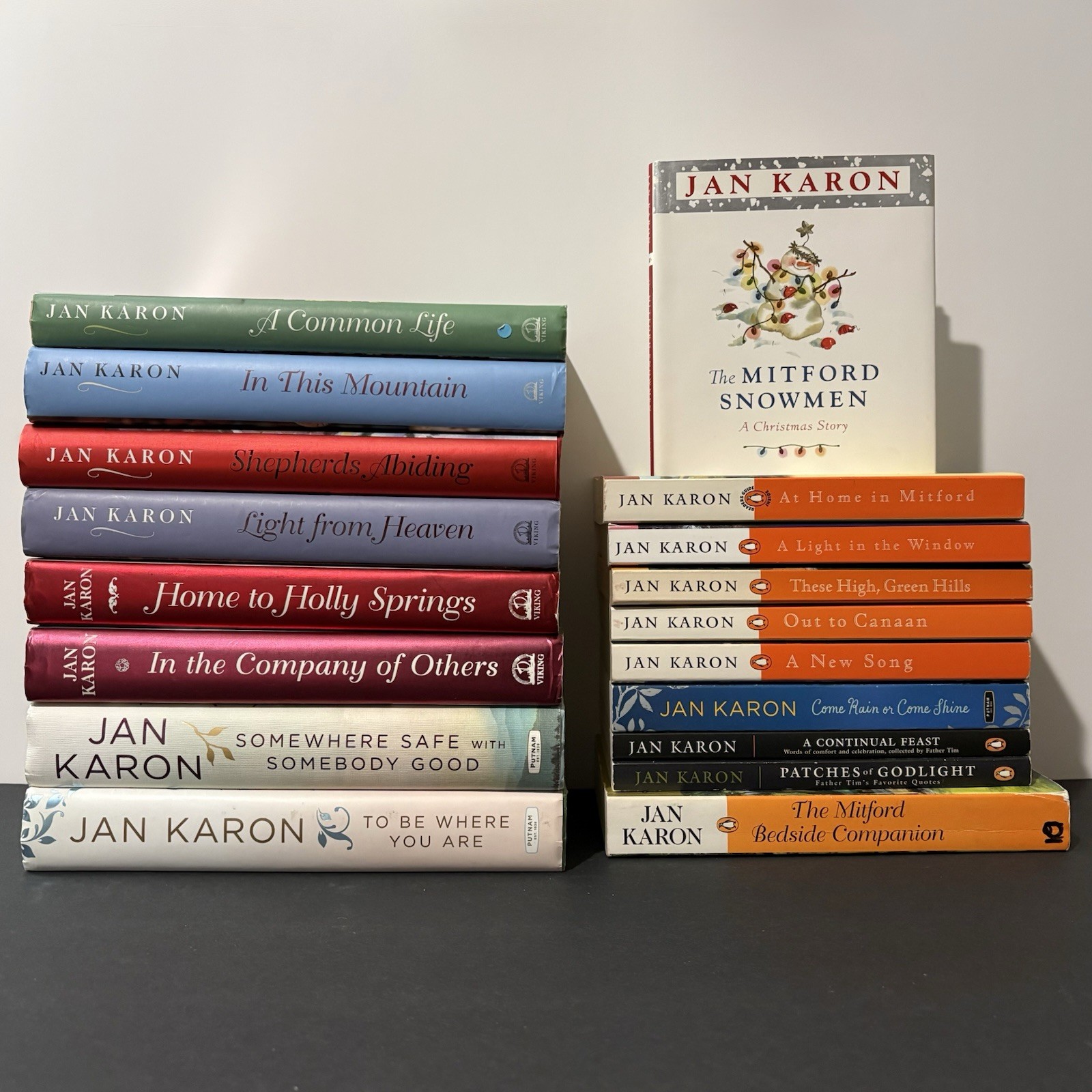 Lot of 18 Mitford Years Jan Karon Complete Set 1-14 + 4 Bonus Books PB & HC