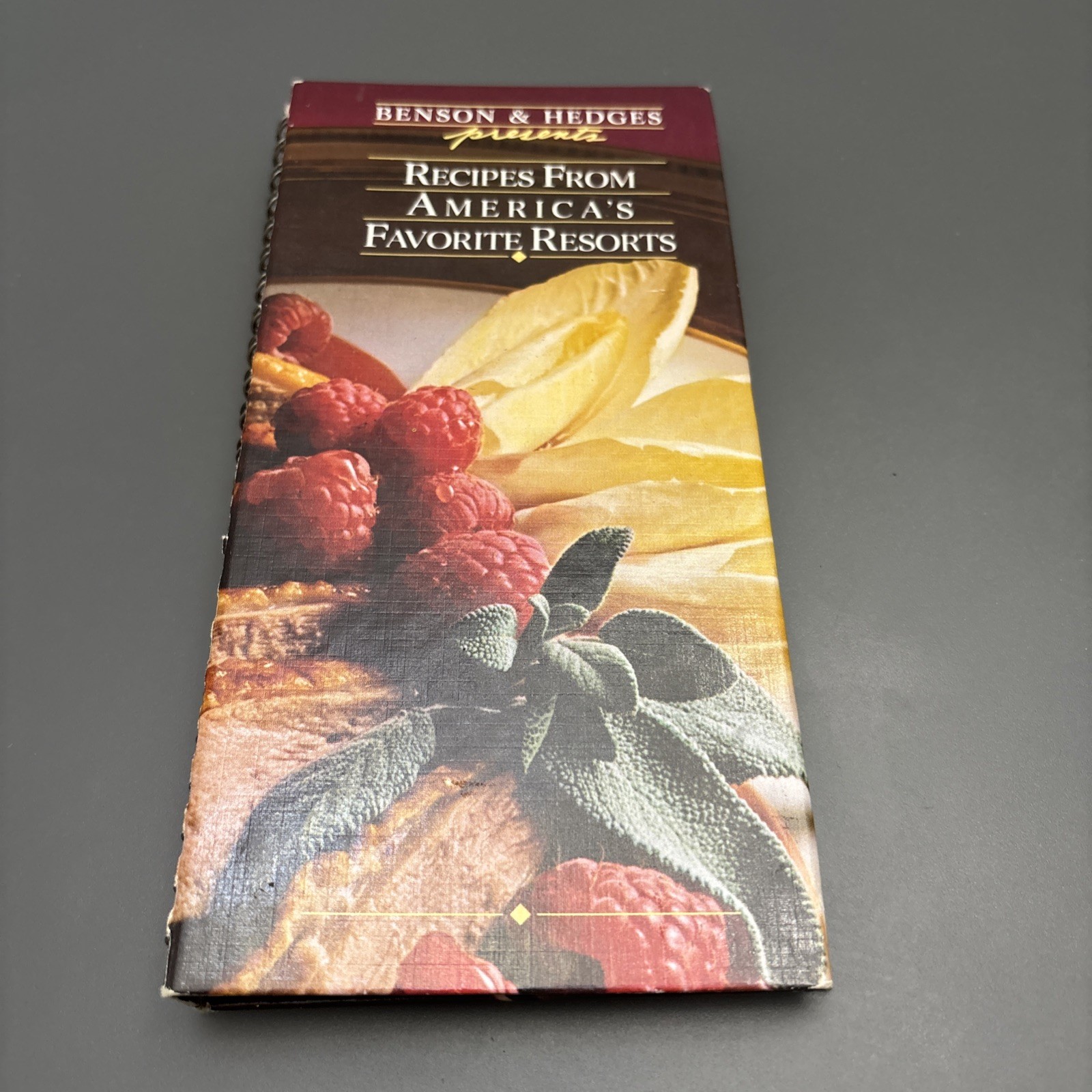 Vintage Spiral Cookbooks Benson & Hedges By Philip Morris Recipes Lot Of 3