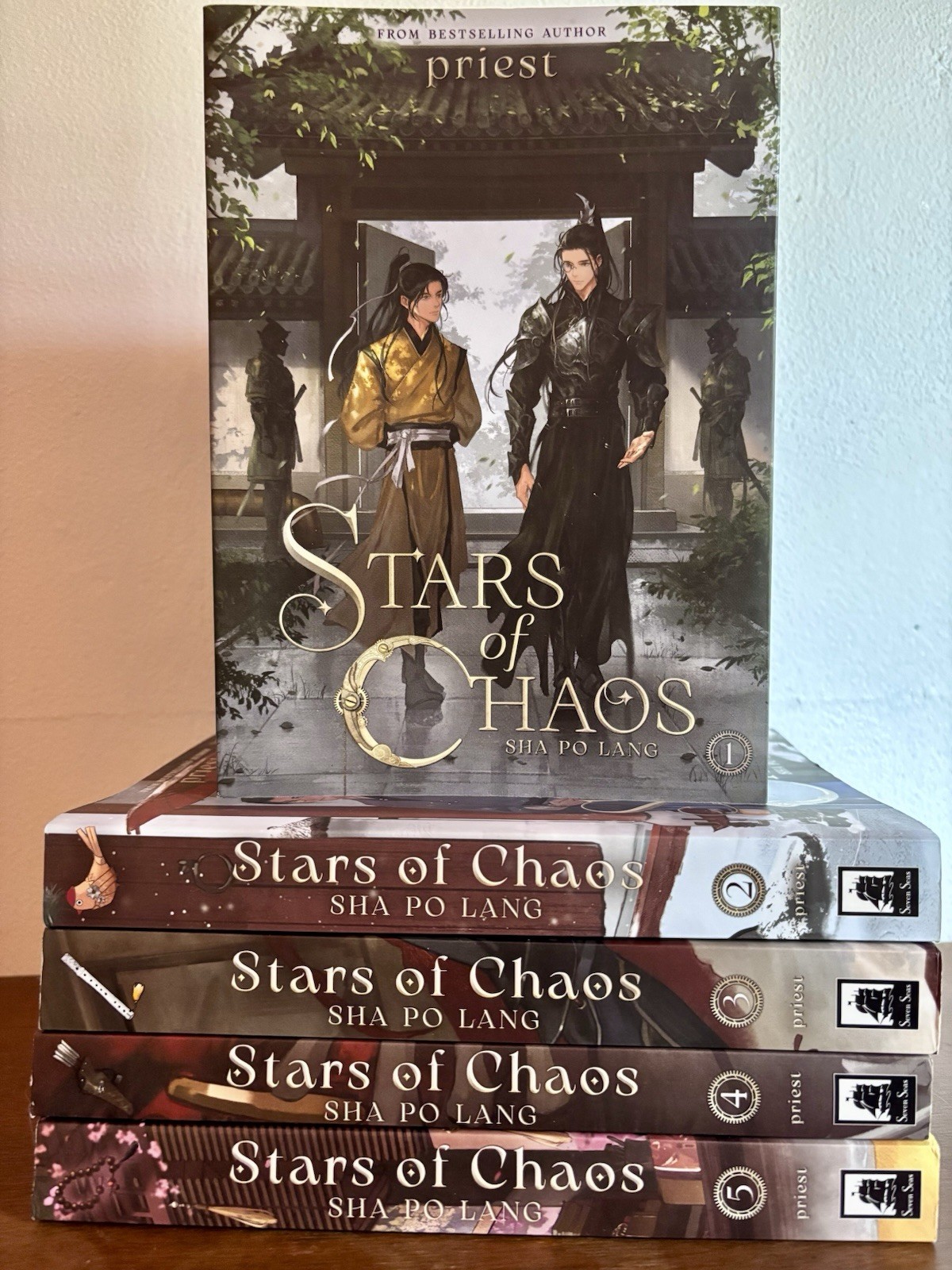 Stars Of Chaos Sha Po Lang Vols 1-5 Complete Priest Danmei Novel Seven Seas Eng