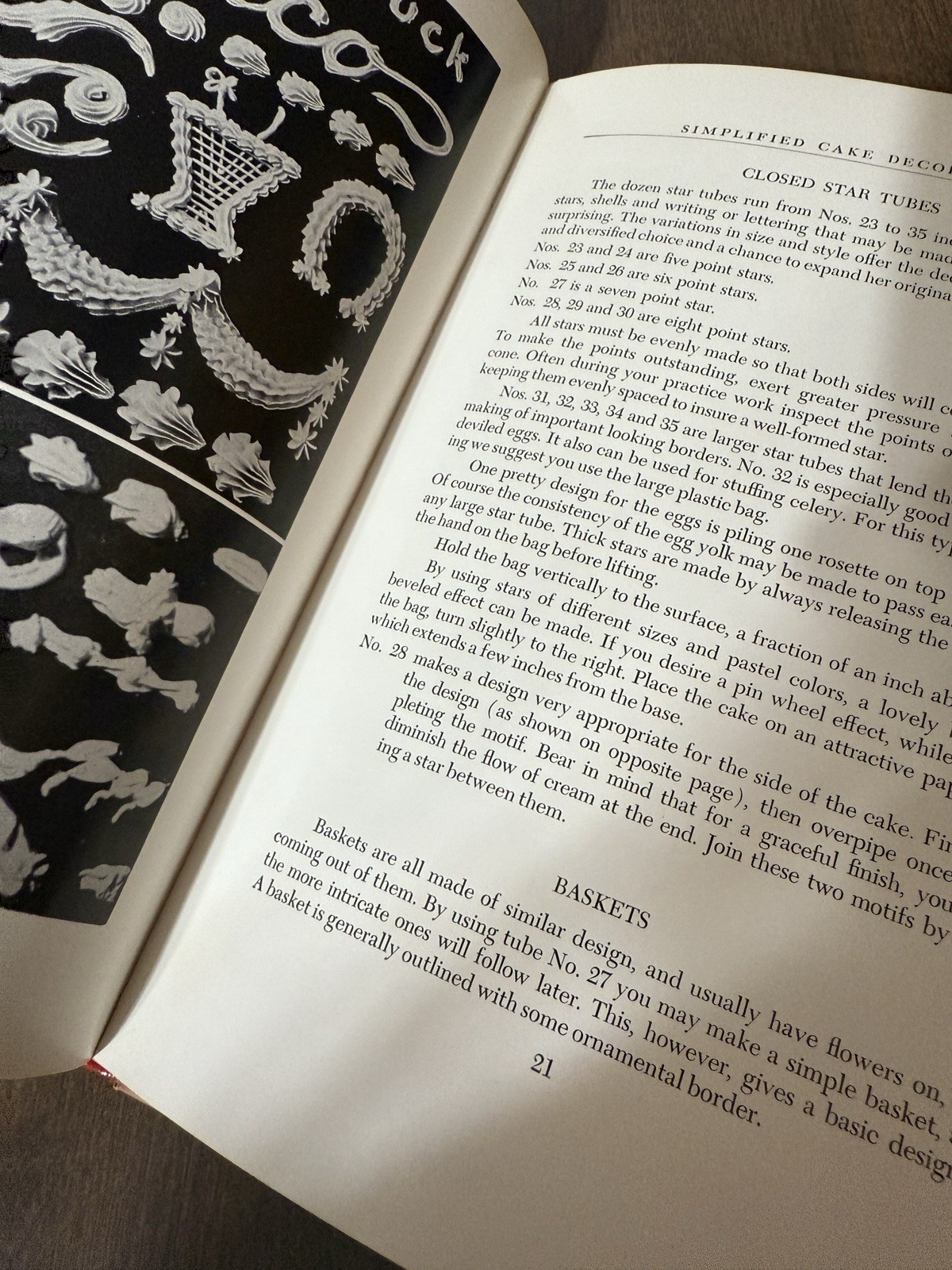 ATECO SIMPLIFIED CAKE DECORATING Book 15th Ed. Illustrated & Revised 1960