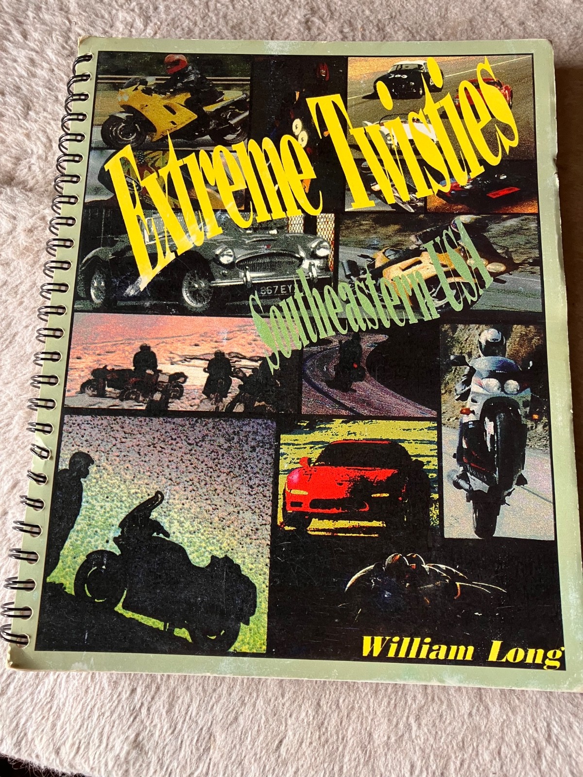 1999 Extreme Twisties Southeastern USA Maps GA, KY, NC, TN, VA, WV -Book by Long