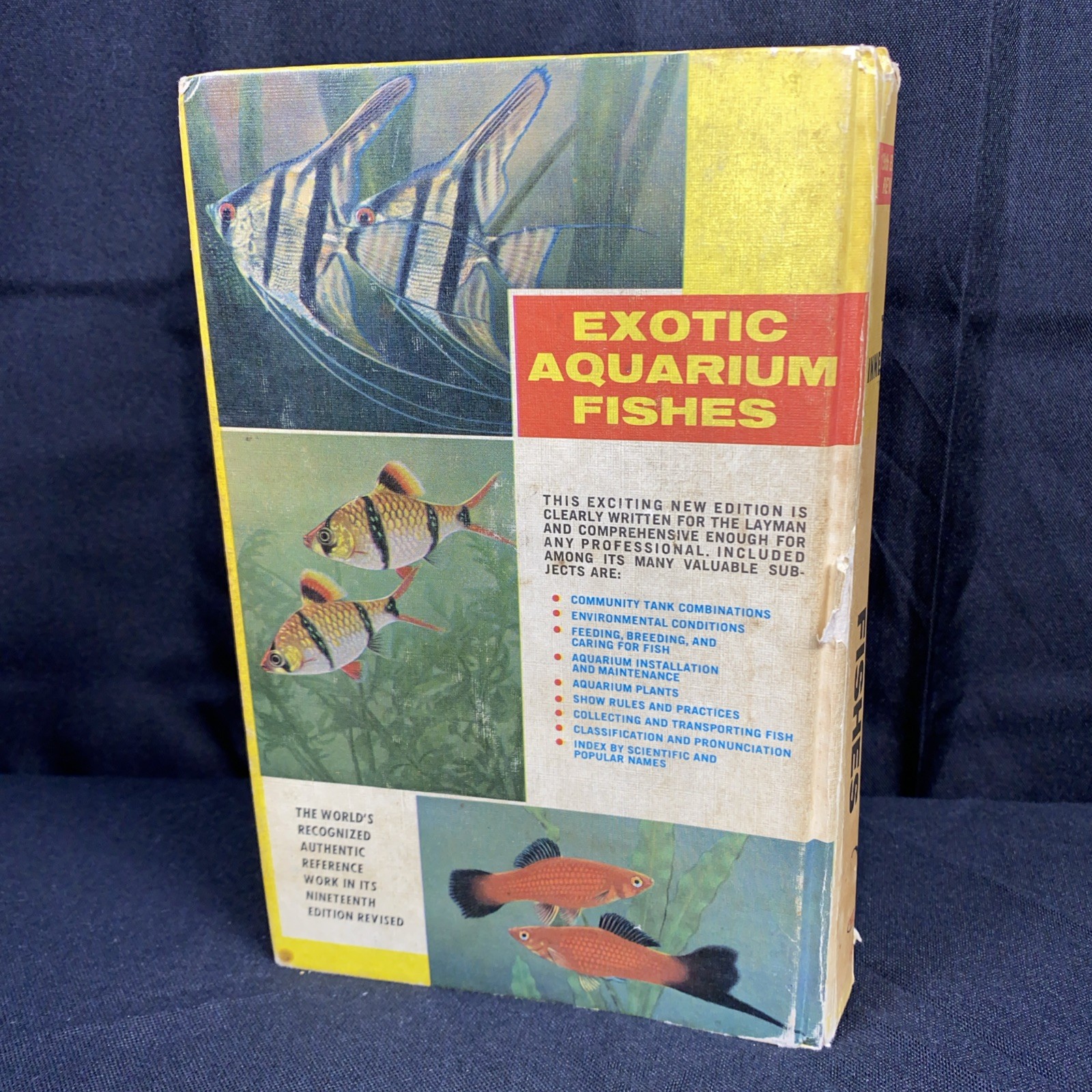 Exotic Aquarium Fishes, William Innes,Hard Cover,592 p, 500+ Illus, 19th Ed 1966