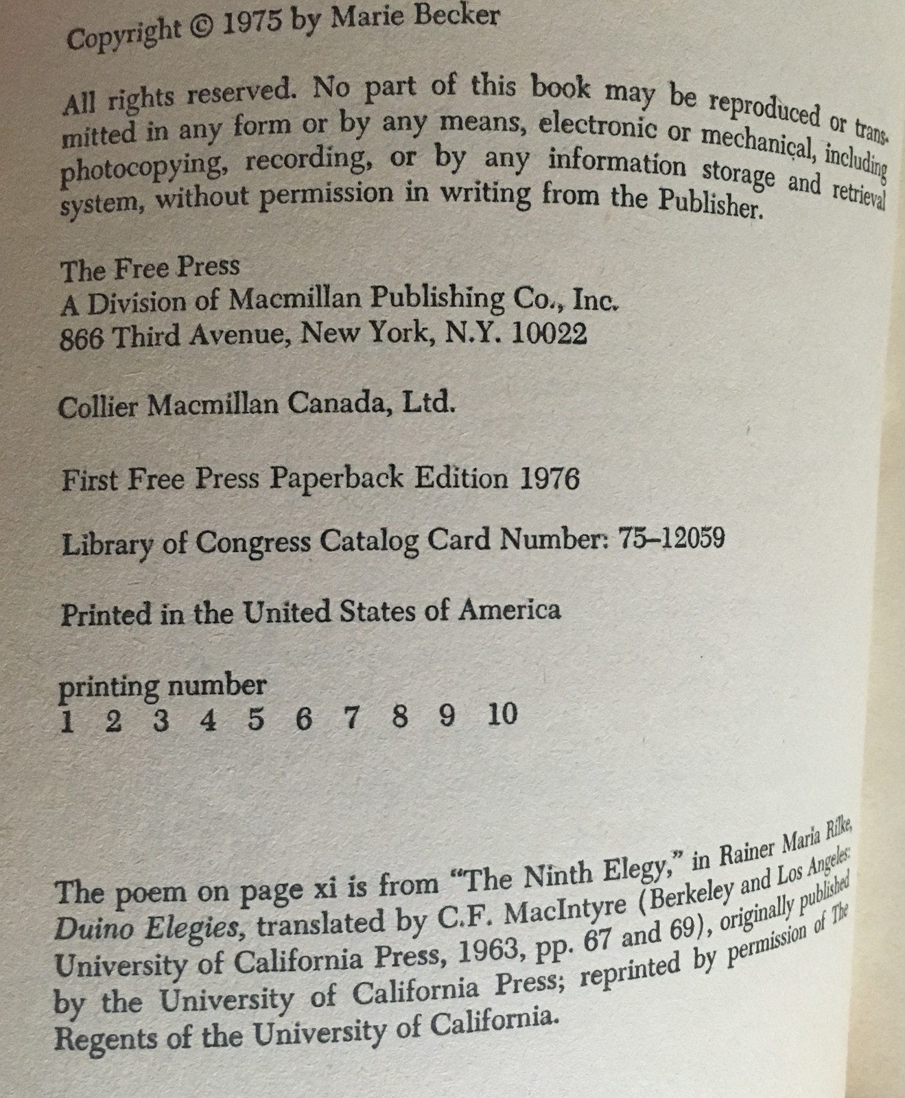 Escape from Evil by Ernest Becker – 1976 Free Press Paperback
