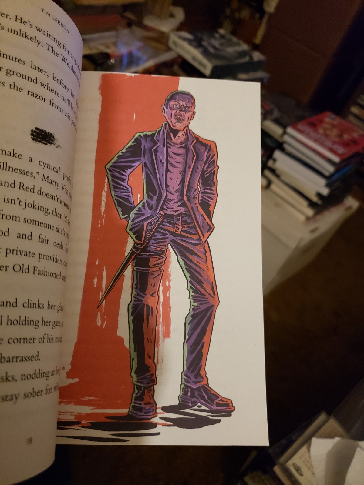 Signed Dead Red And Razor Tim Lebbon Paperback Book 2025 Release
