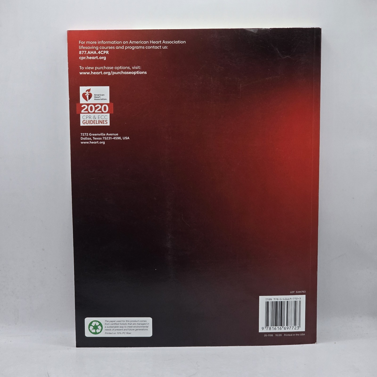 ACLS Provider Manual (2020 AHA Guidelines) – Textbook Binding By AHA