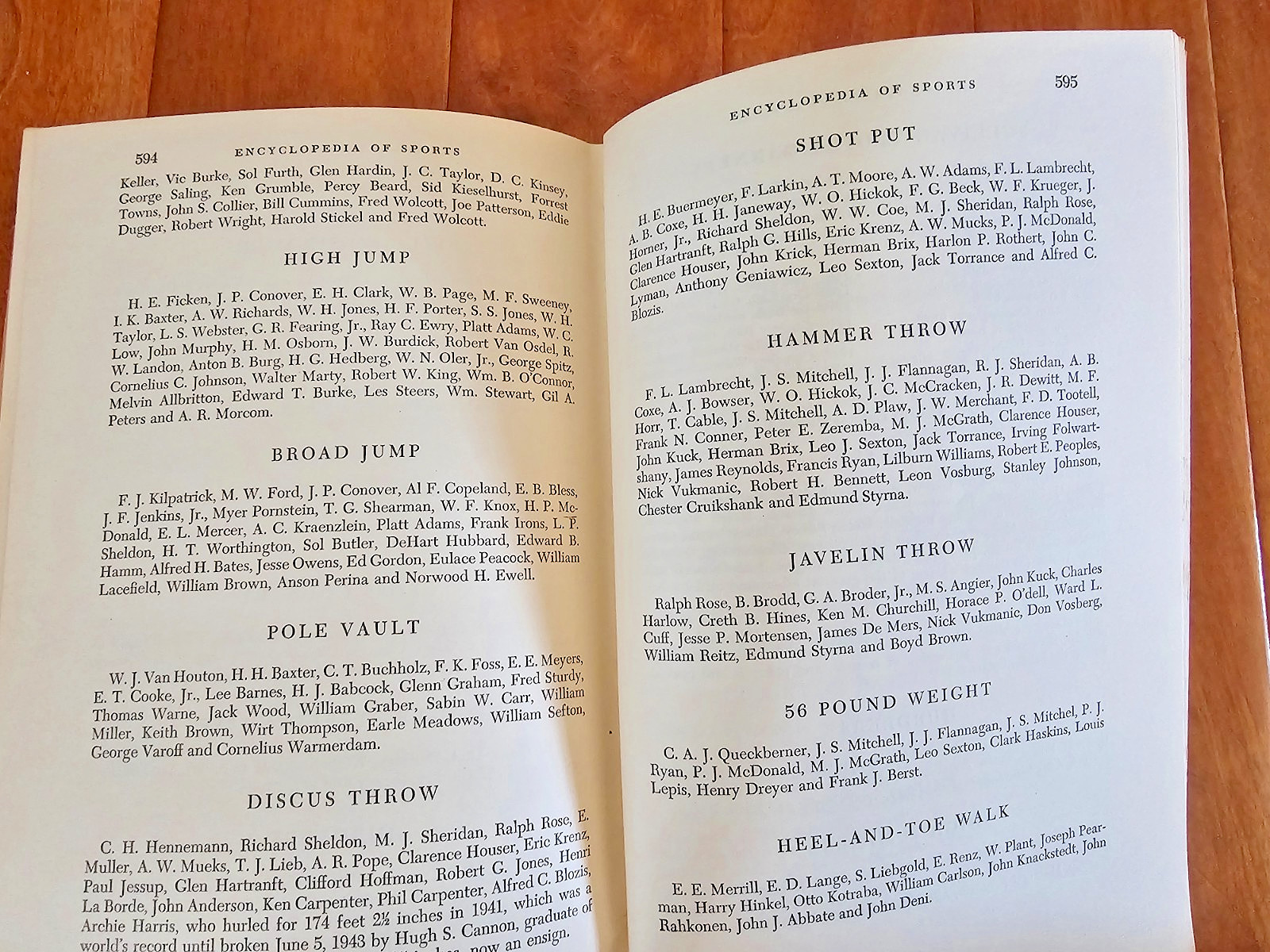 Encyclopedia of Sports by Frank Menke 1944 Illustrated Revised & Enlarged HCDJ