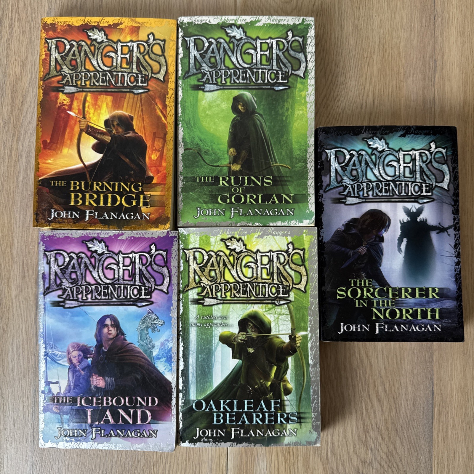 Ranger’s Apprentice Book Bundle 1-5 John Flanagan Paperbacks Youth Fiction