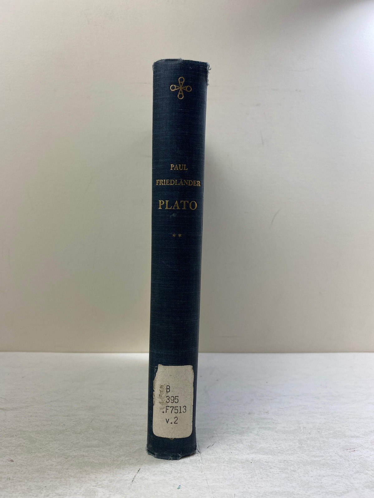 Plato 2 The Dialogues 1st Period by Friedlander Ex-library 1964 HC