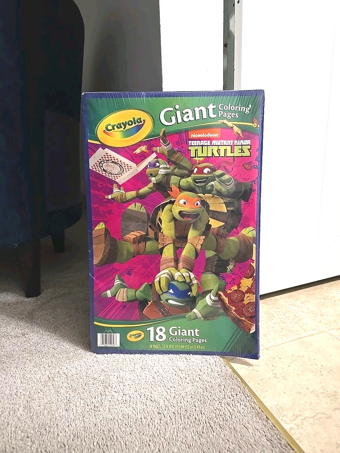 Crayola: Teenage Mutant Ninja Turtles 18 Giant Coloring Pages BRAND NEW SEALED