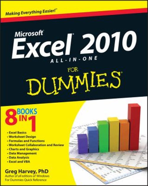 Excel 2010 All-In-One for Dummies Paperback Greg Harvey