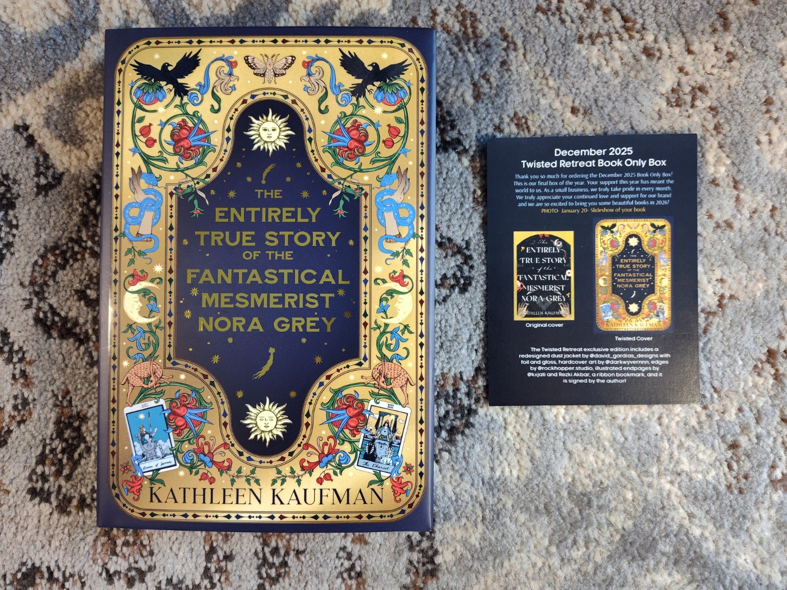 SIGNED Mesmerist Nora Grey by Kathleen Kaufman – Twisted Retreat Hardcover HC