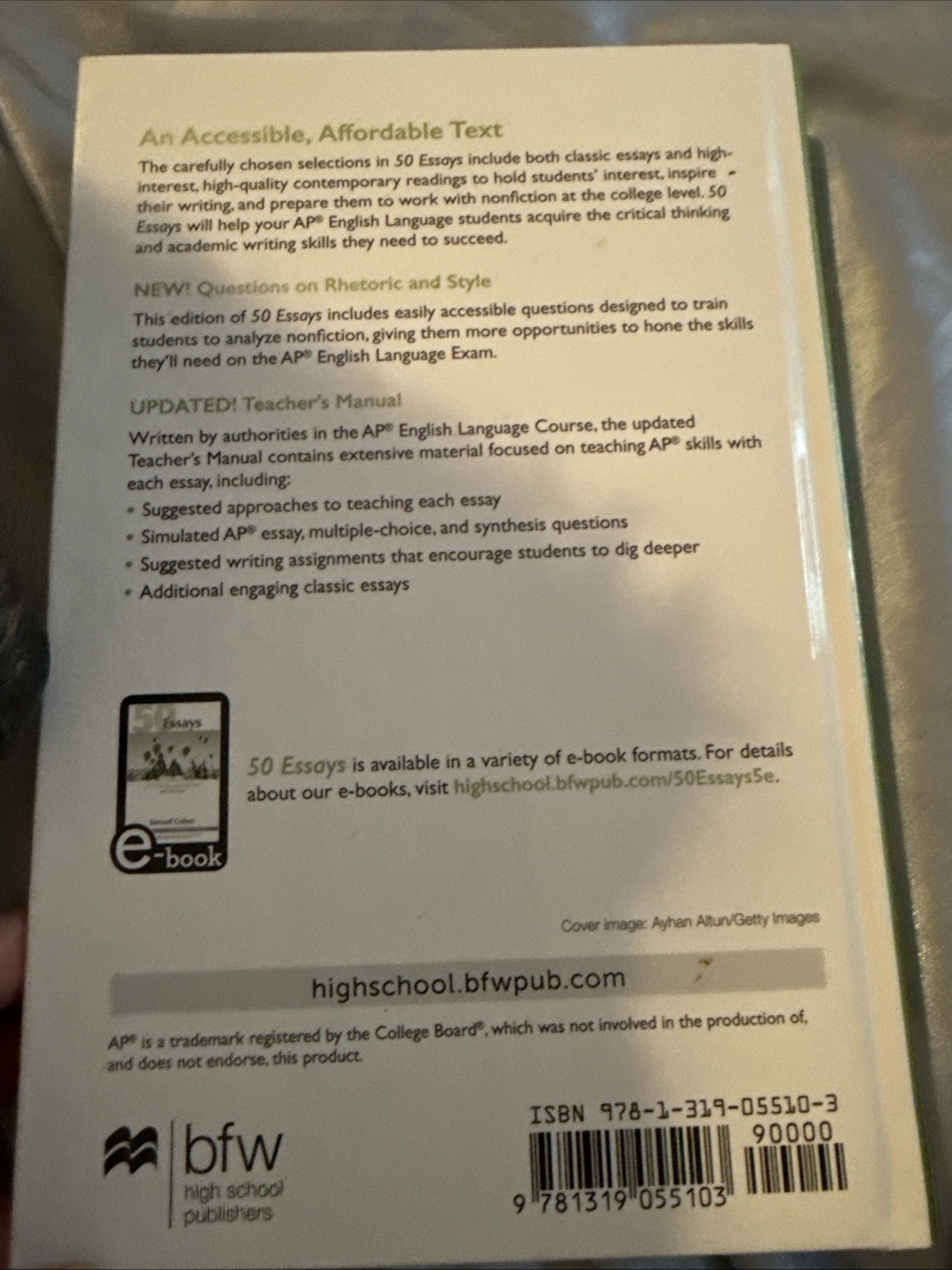50 Essays: A Portable Anthology (High School Edition) : For AP® Eng. Lang