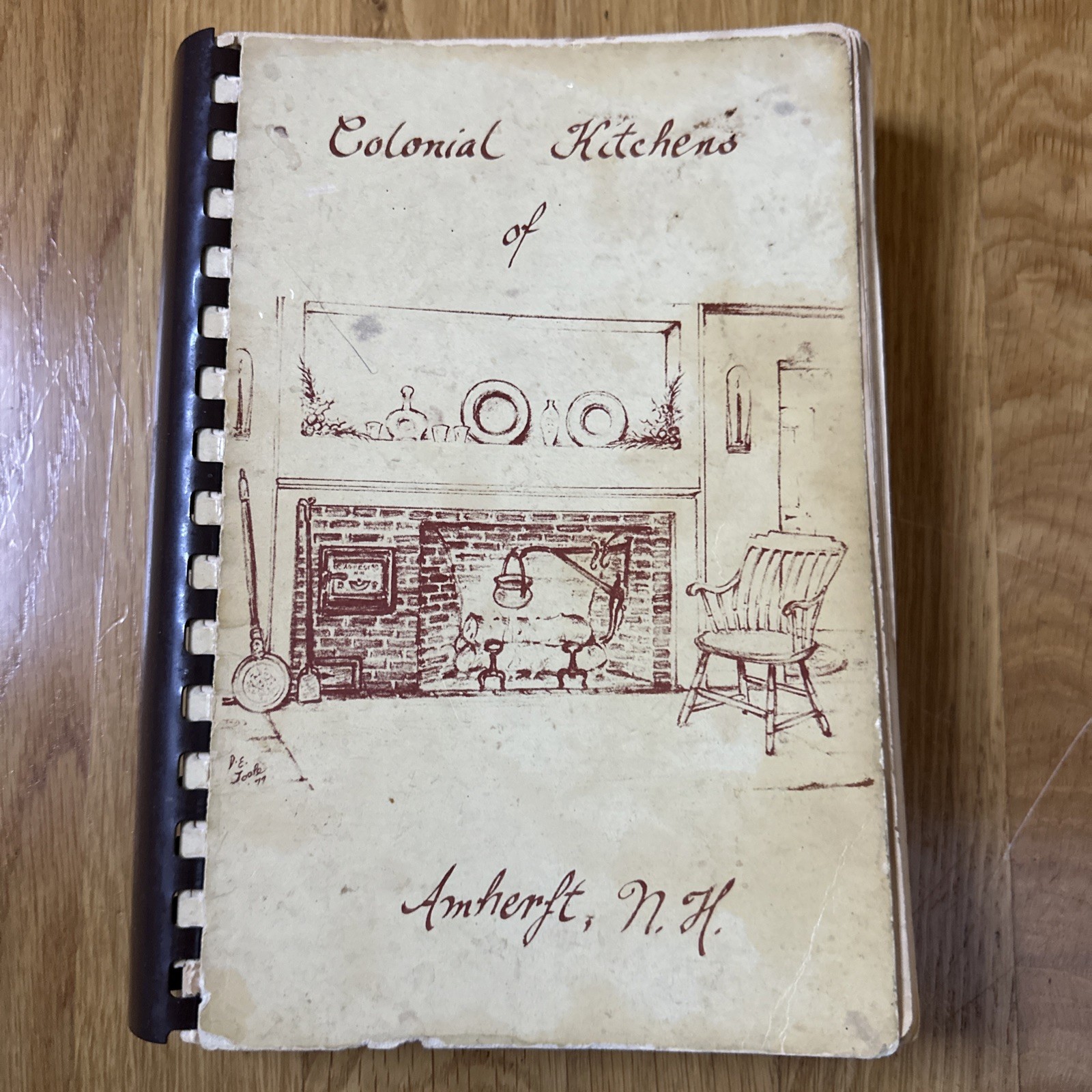 1978 Colonial Kitchens of Amherst NH New Hampshire COOKBOOK 1978 420 Pages