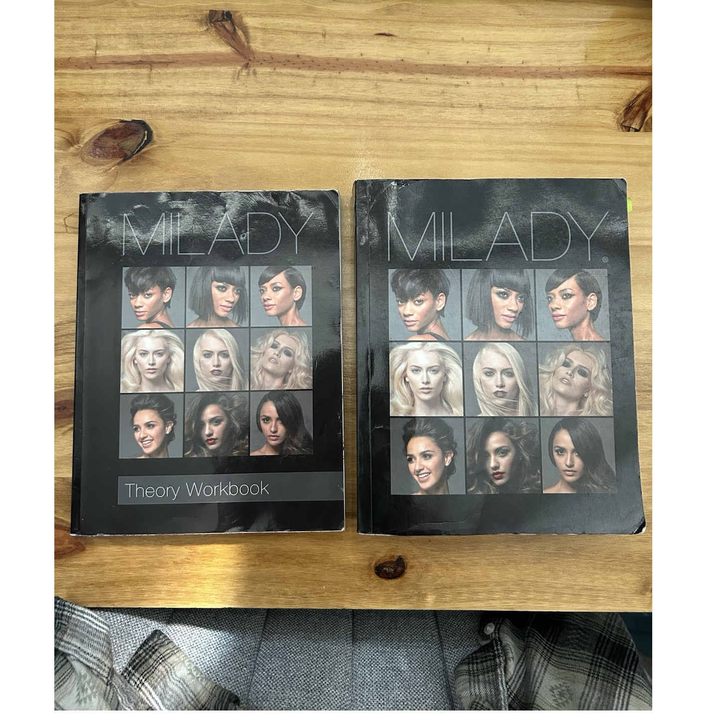 Milady Theory Workbook and textbook
