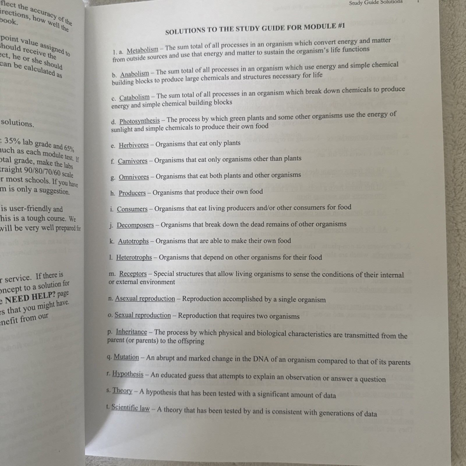 Solutions and Tests for Exploring Creation with Biology 2nd Edition – Like New