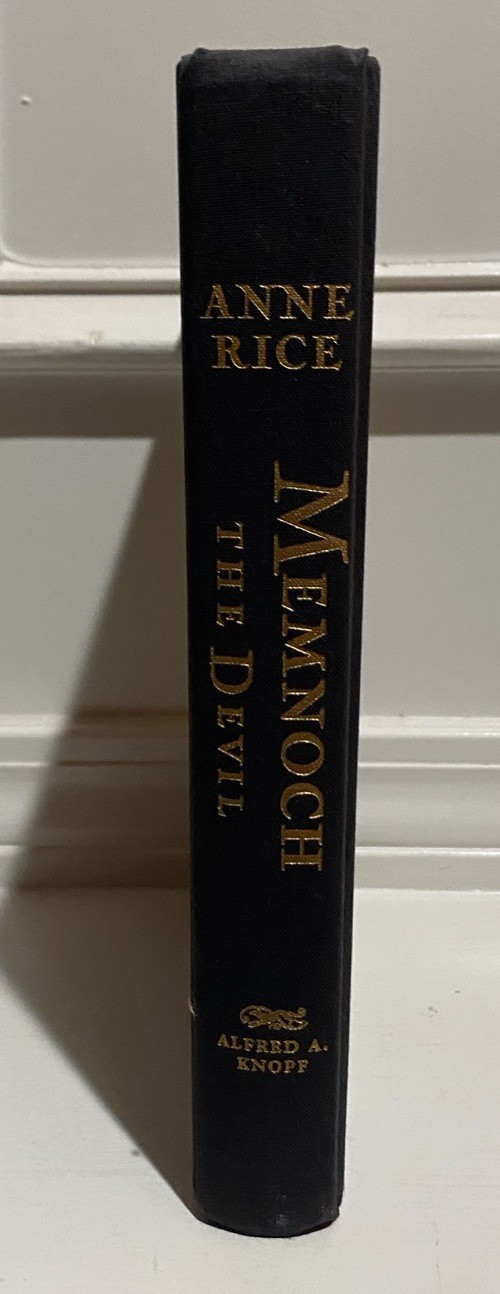 SIGNED ANNE RICE Memnoch the Devil: The Vampire Chronicles 3rd Printing HC Book