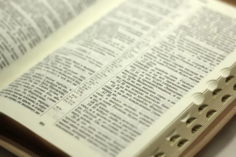 Bible in Russian Библия синодальный перевод 13.5х18.5 см с застёжкой