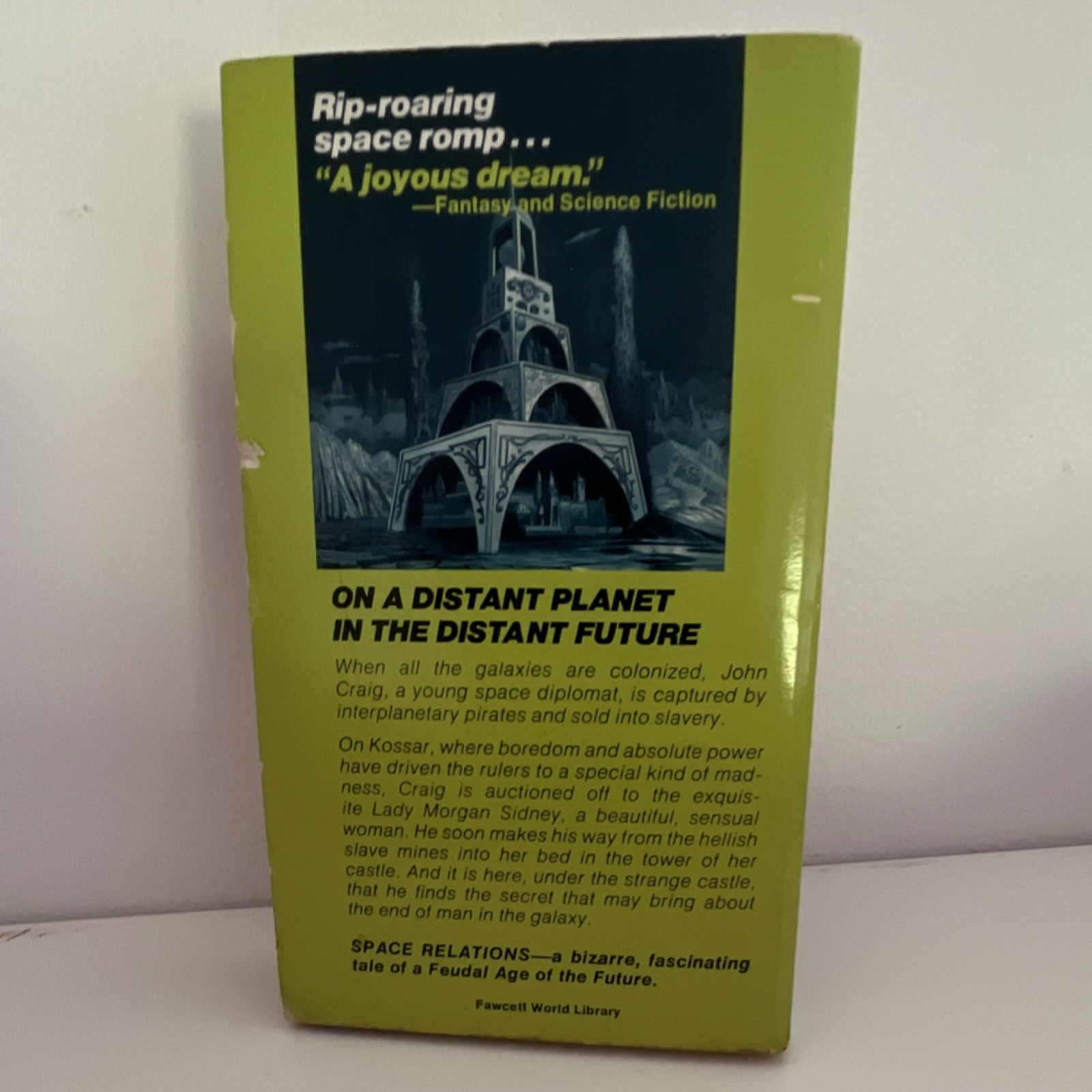 Space Relations by Donald Barr Fawcett Crest 1975 Paperback