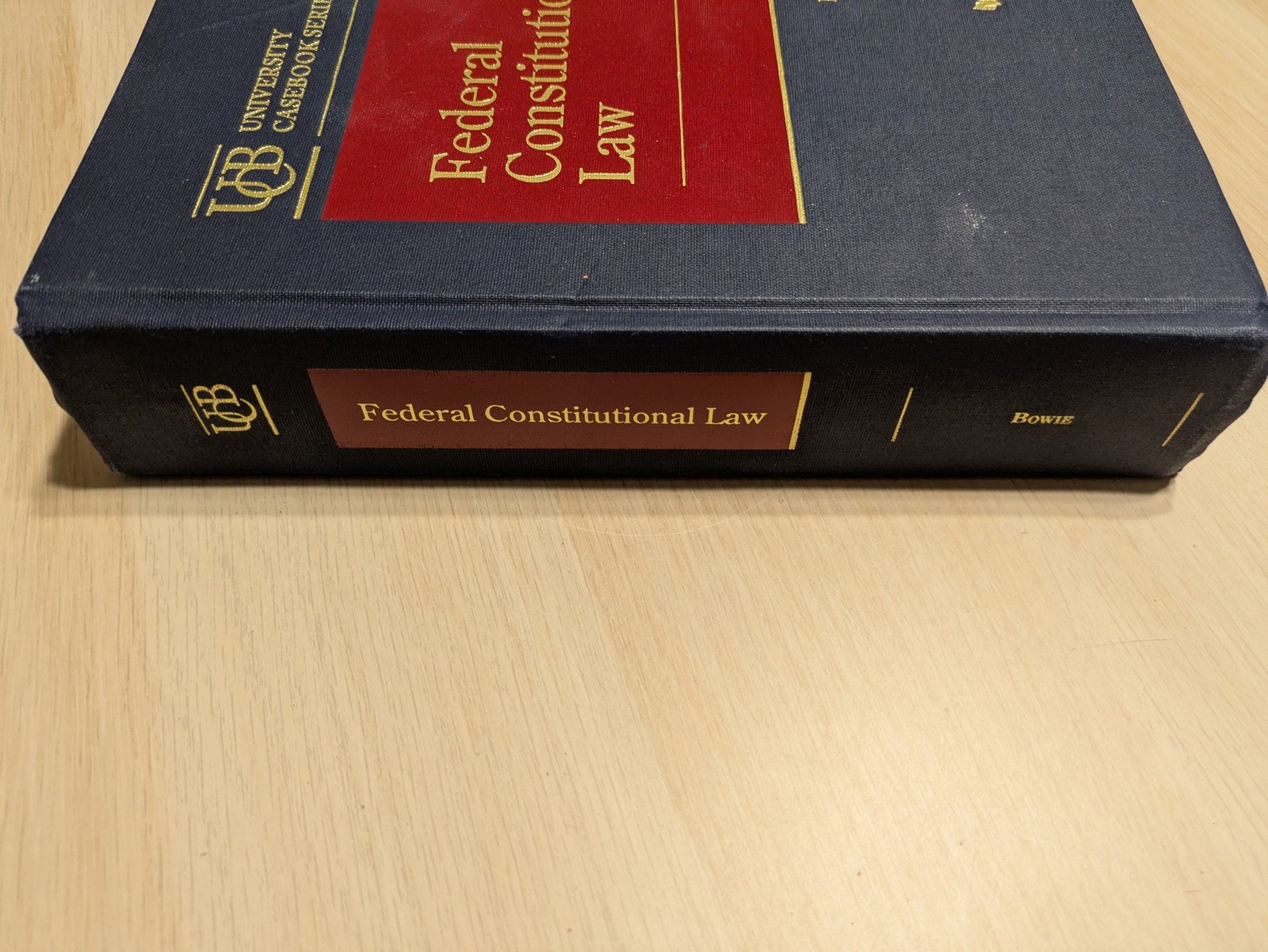 Federal Constitutional Law (University – Hardcover, by Bowie Nikolas)