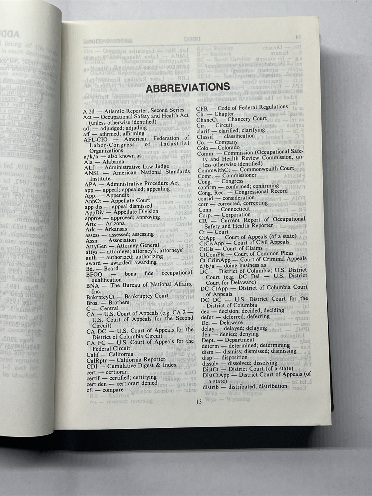 Occupational Safety & Health Cases Volume 14 by the Bureau of National Affairs