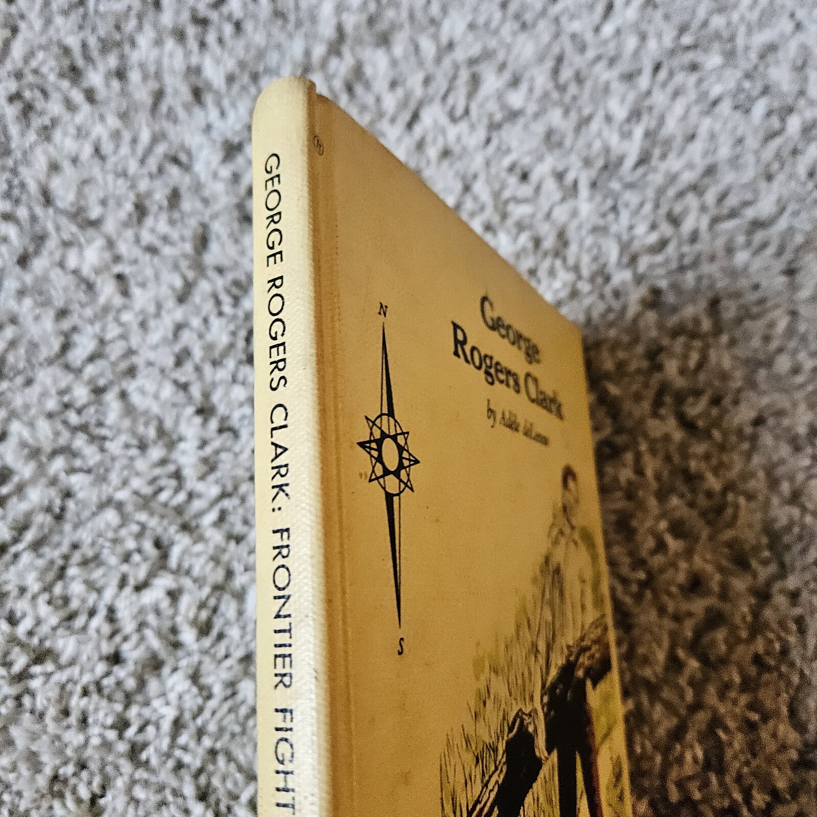 George Rogers Clark By Adele deLeeuw 1967 Hardcover Book Ex Lib