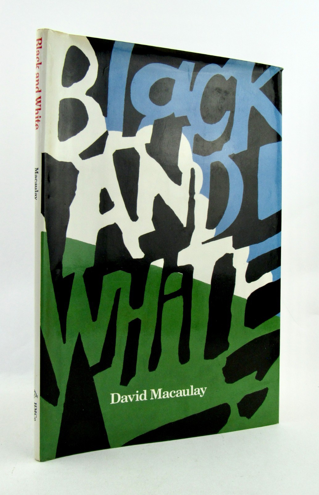 BLACK AND WHITE David Macaulay 1990 Signed w/sketch 1st/1st HBDJ Caldecott EXC