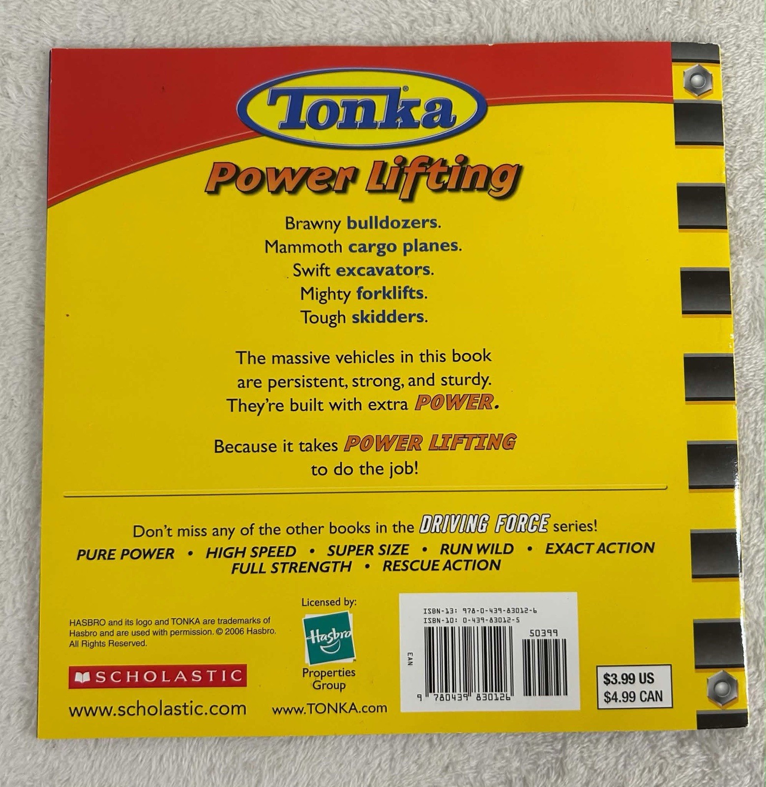 Scholastic Tonka Driving Force & If I Could Drive A…. Book Lot of 11