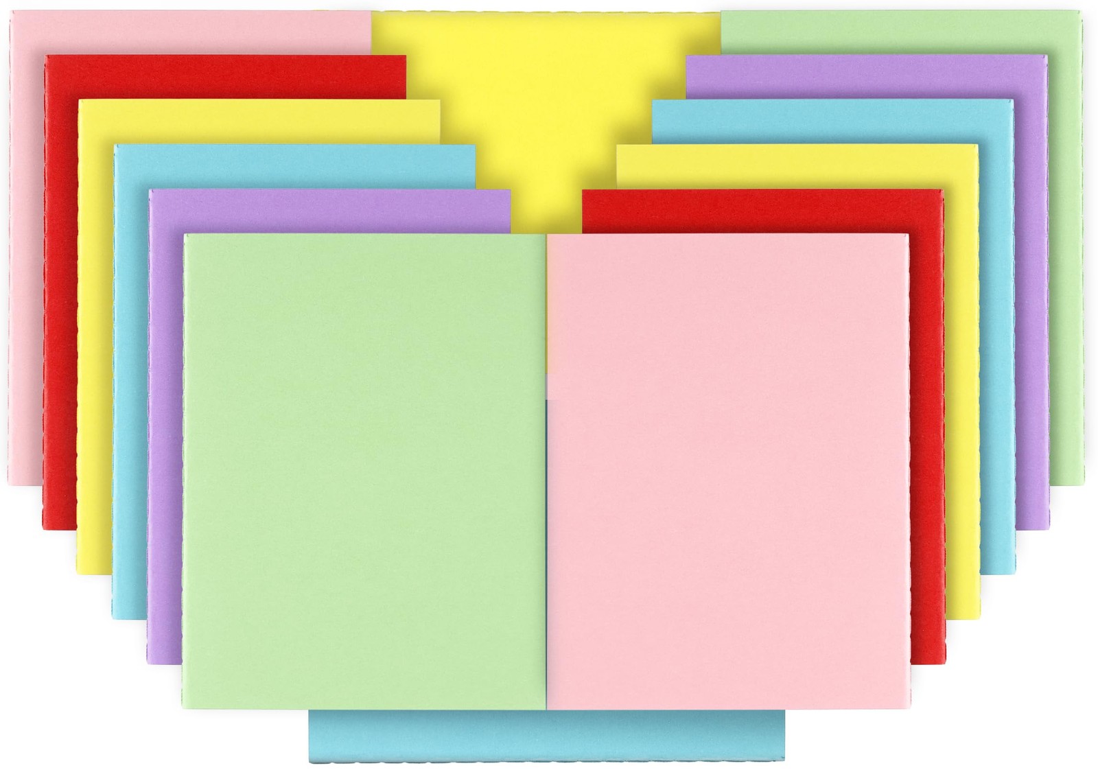 48 Pack Mini Notebooks Bulk, 4.2 x 5.5 Inch Colorful Blank Notepads, Small Po…