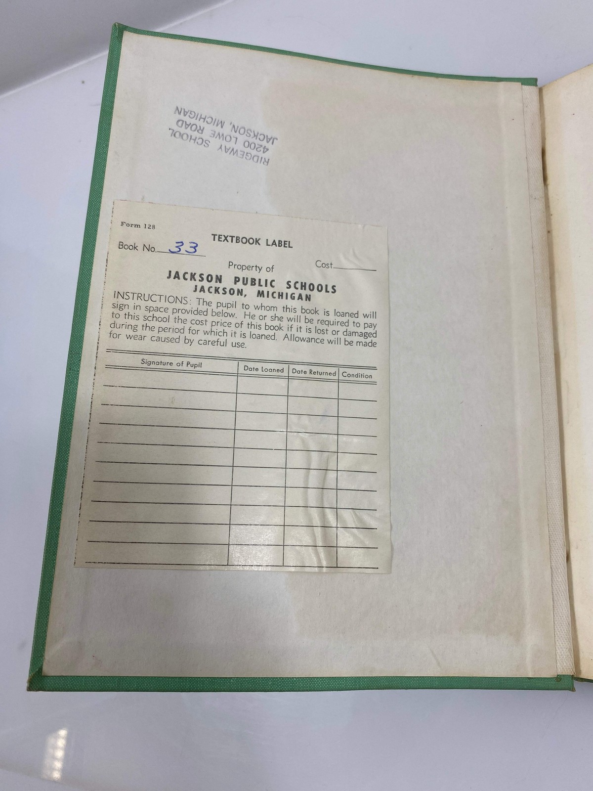 Birchard Music Series Book Two Ex-library 1962 HC
