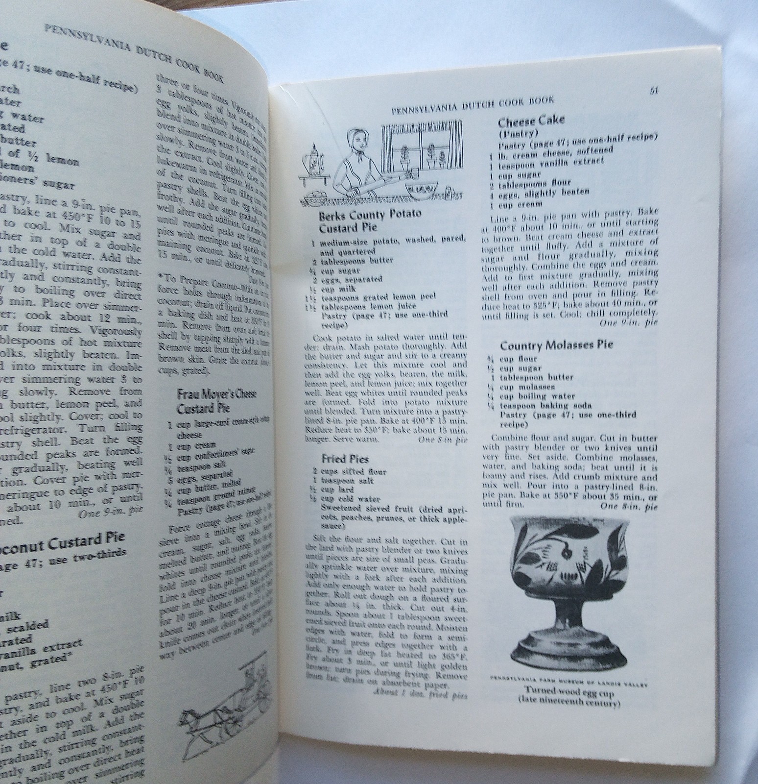 PENNSYLVANIA DUTCH COOKBOOK Culinary Arts Press 1961 Fine Old Recipes 62 pages