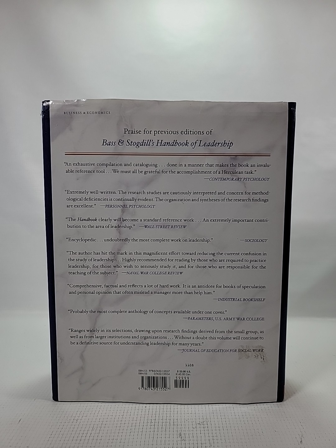 The Bass Handbook of Leadership: Theory, Research, and Managerial Applications