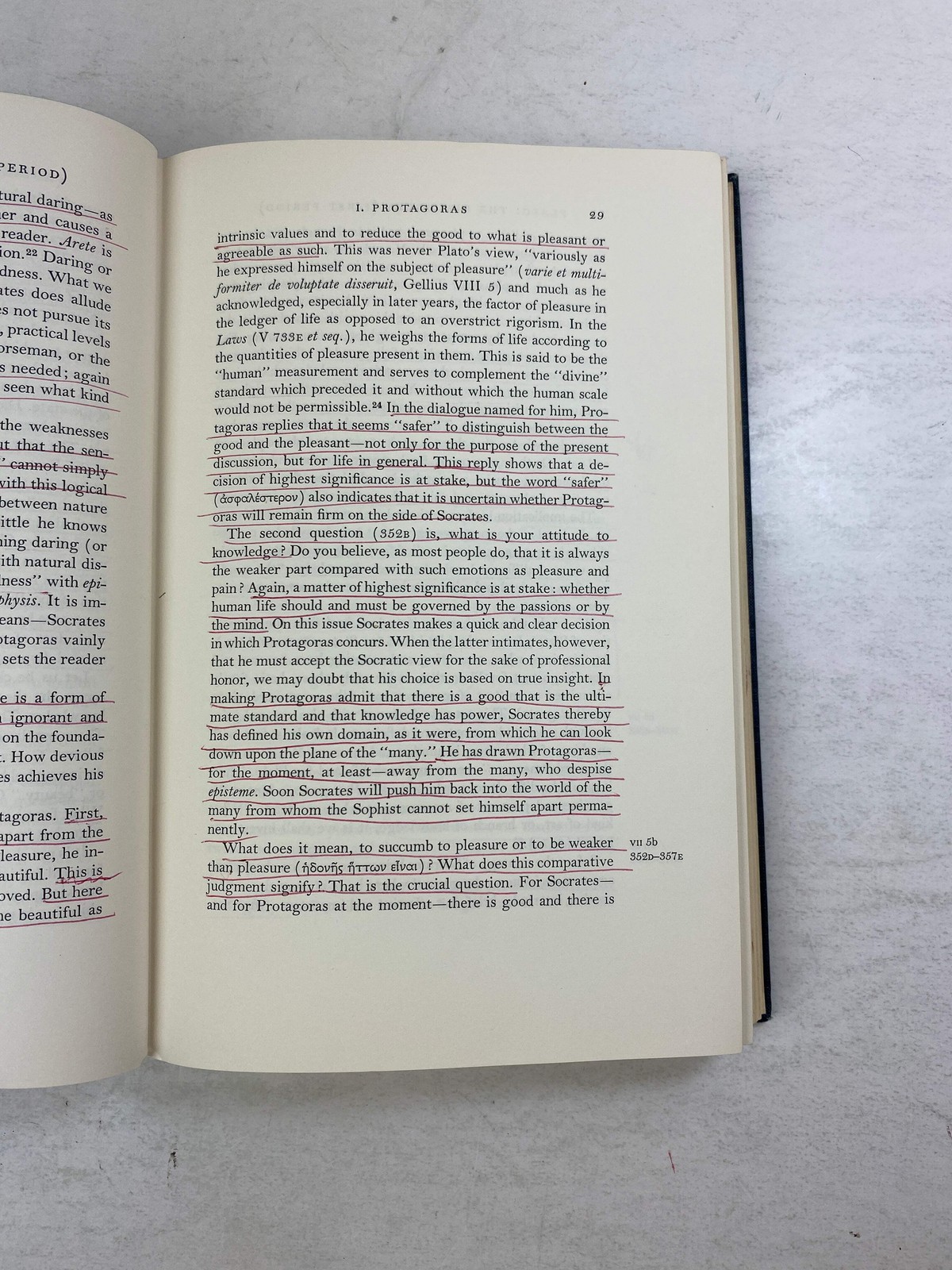 Plato 2 The Dialogues 1st Period by Friedlander Ex-library 1964 HC