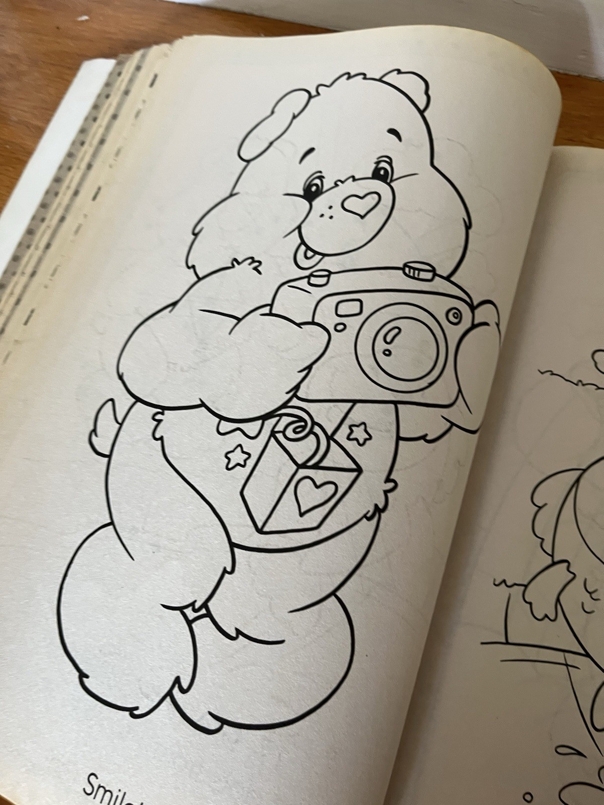 Care bear Giant coloring & activity book 2007 18 pages marked on