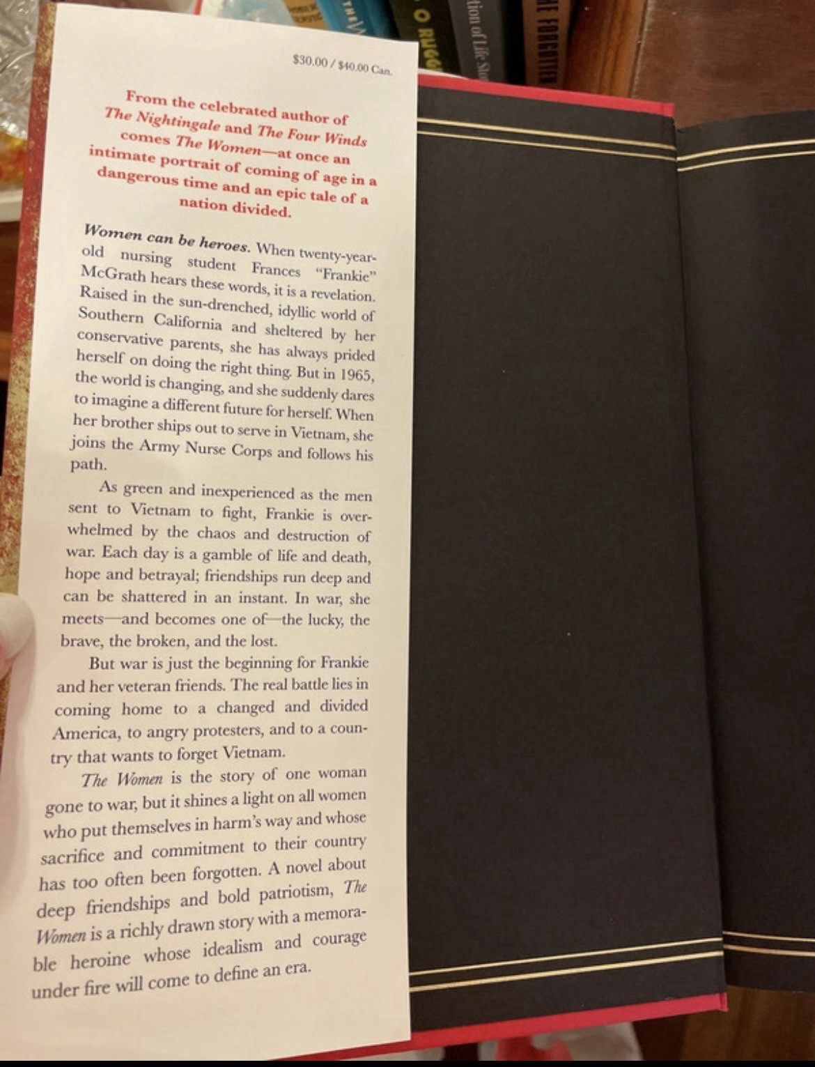 The Women: A Novel – Hardcover By Hannah, Kristin – VERY GOOD