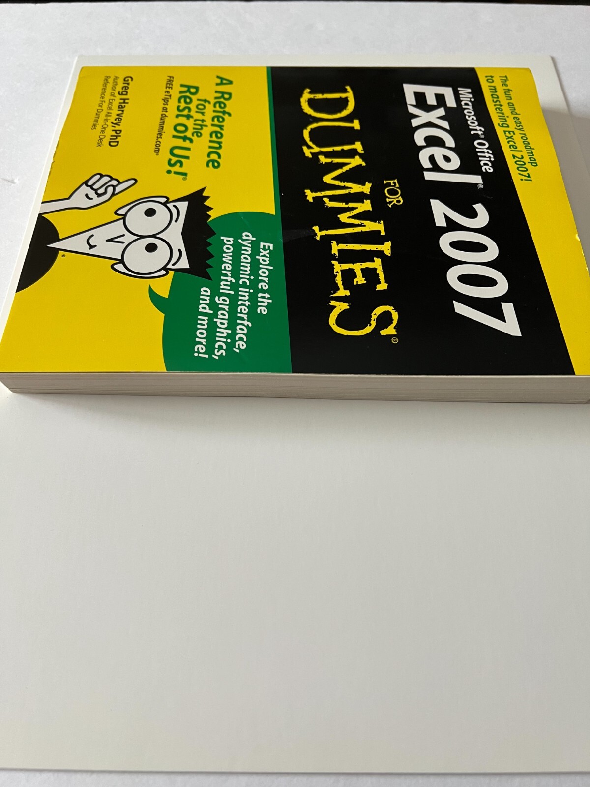 Microsoft Office Excel 2007 For Dummies Book by Greg Harvey PhD Reference Guide