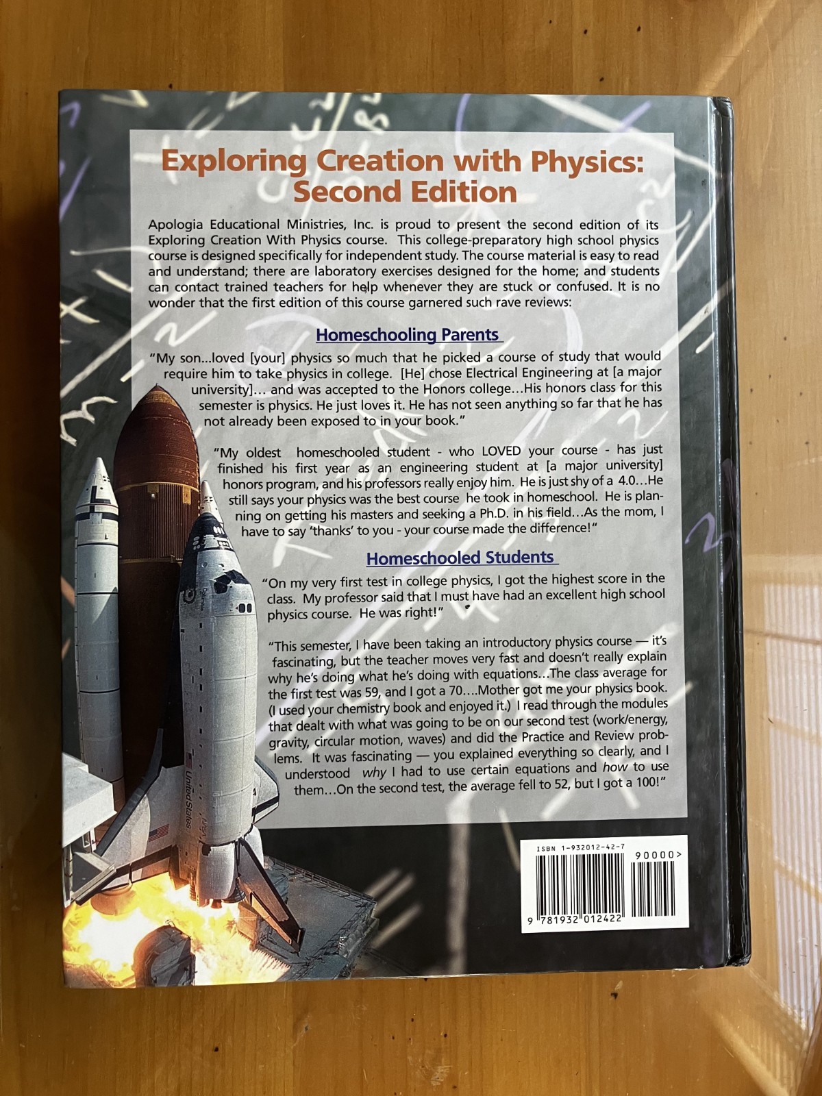 Exploring Creation with Physics 2nd – Hardcover, by Jay L. Wile