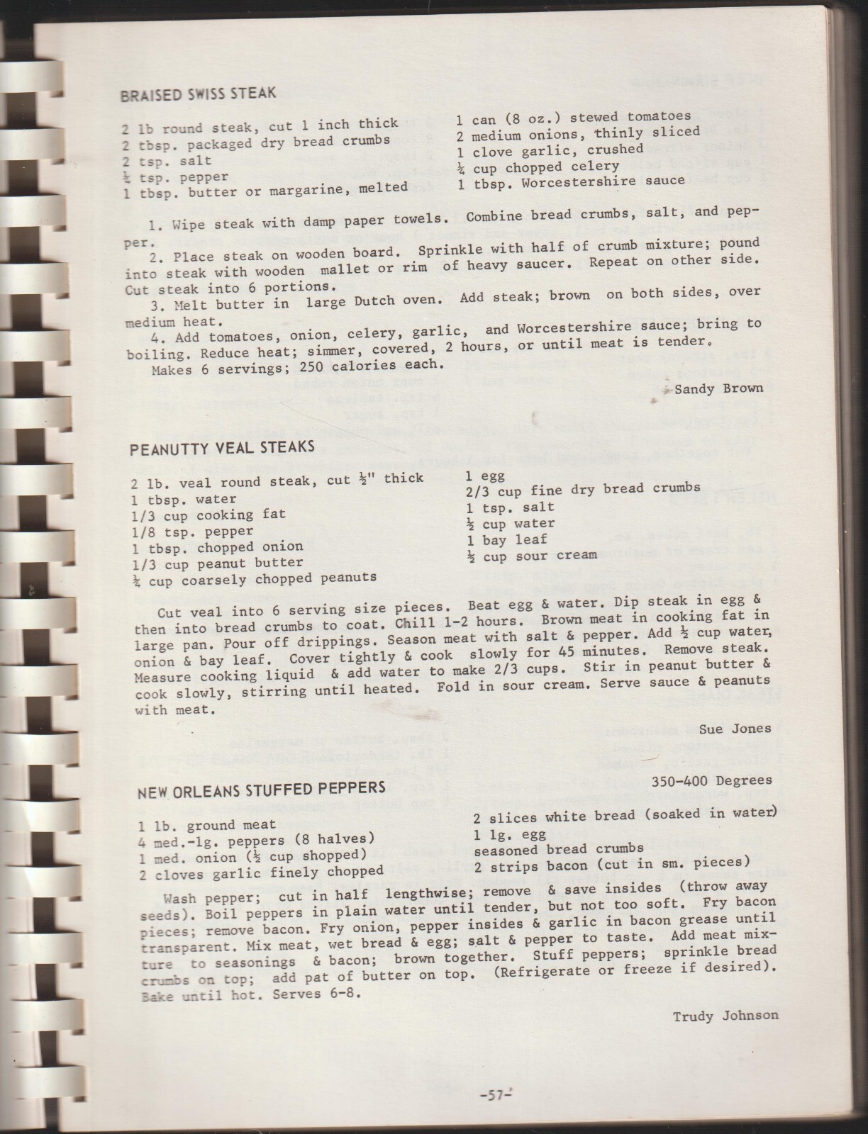 1976 FORT CAMPBELL, KY. Officer’s Wives Our Best to You Cookbook 178 Pages (cb)