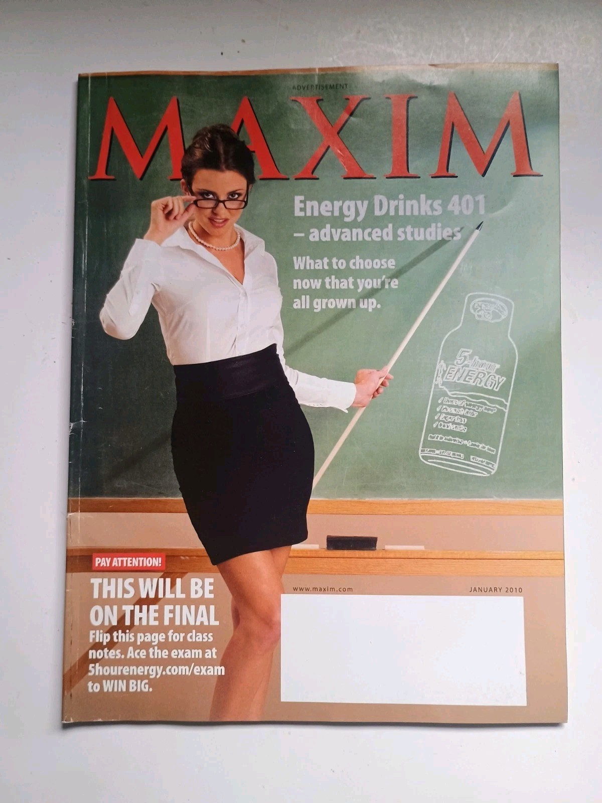 MAXIM January 2010 Issue #145 – Energy Drinks 401