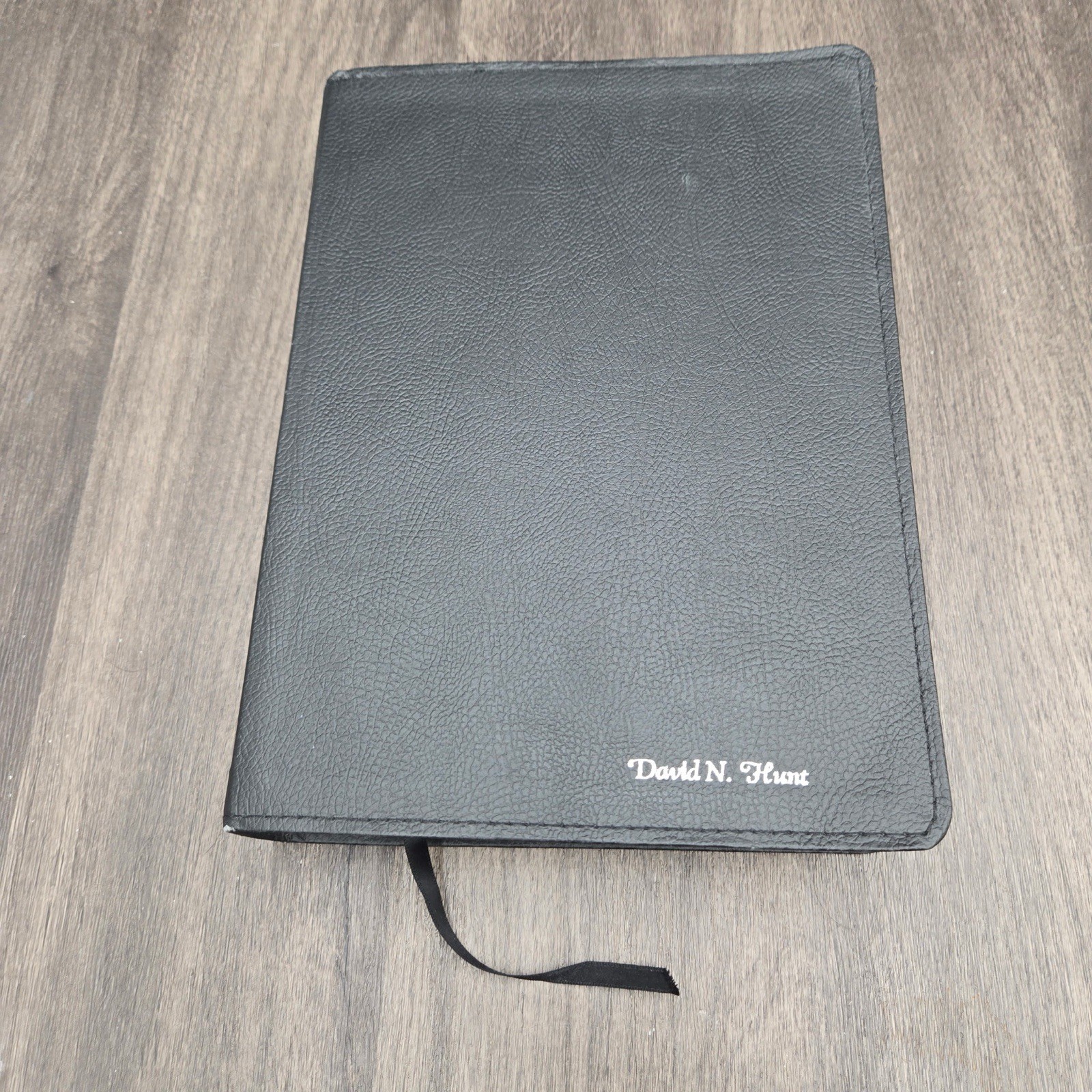 The Jeremiah Study Bible NKJV Black Leather by Dr. David Jeremiah Personalized