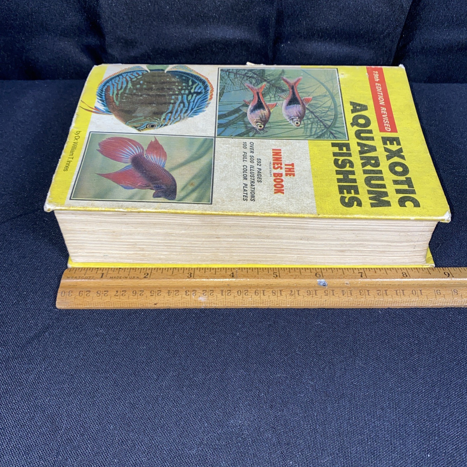 Exotic Aquarium Fishes, William Innes,Hard Cover,592 p, 500+ Illus, 19th Ed 1966