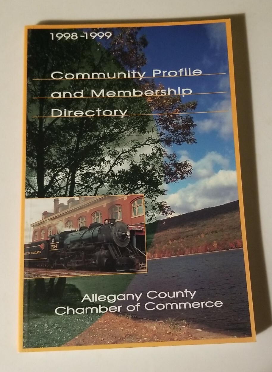 1998 – 1999 Allegany County Chamber of Commerce Directory – Maryland