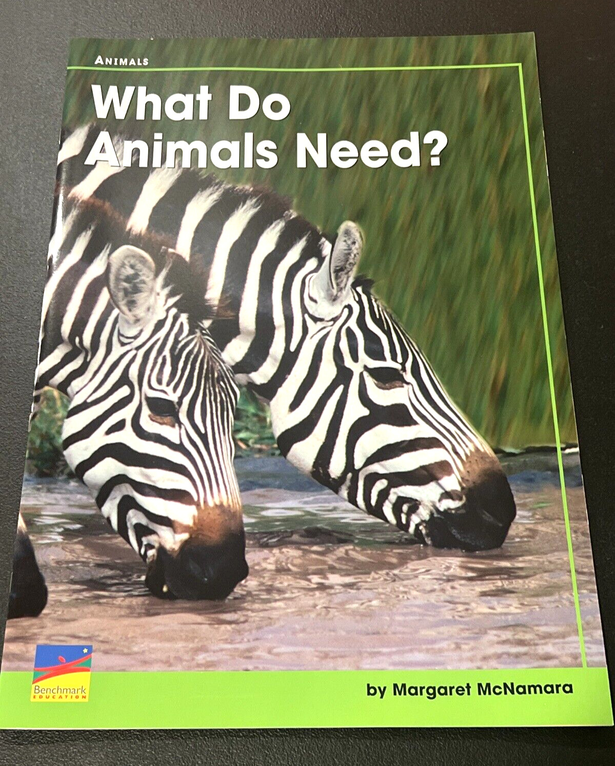 What Do Animals Need? by McNamara Benchmark Big Lap Book 19.5″ x 13.5″