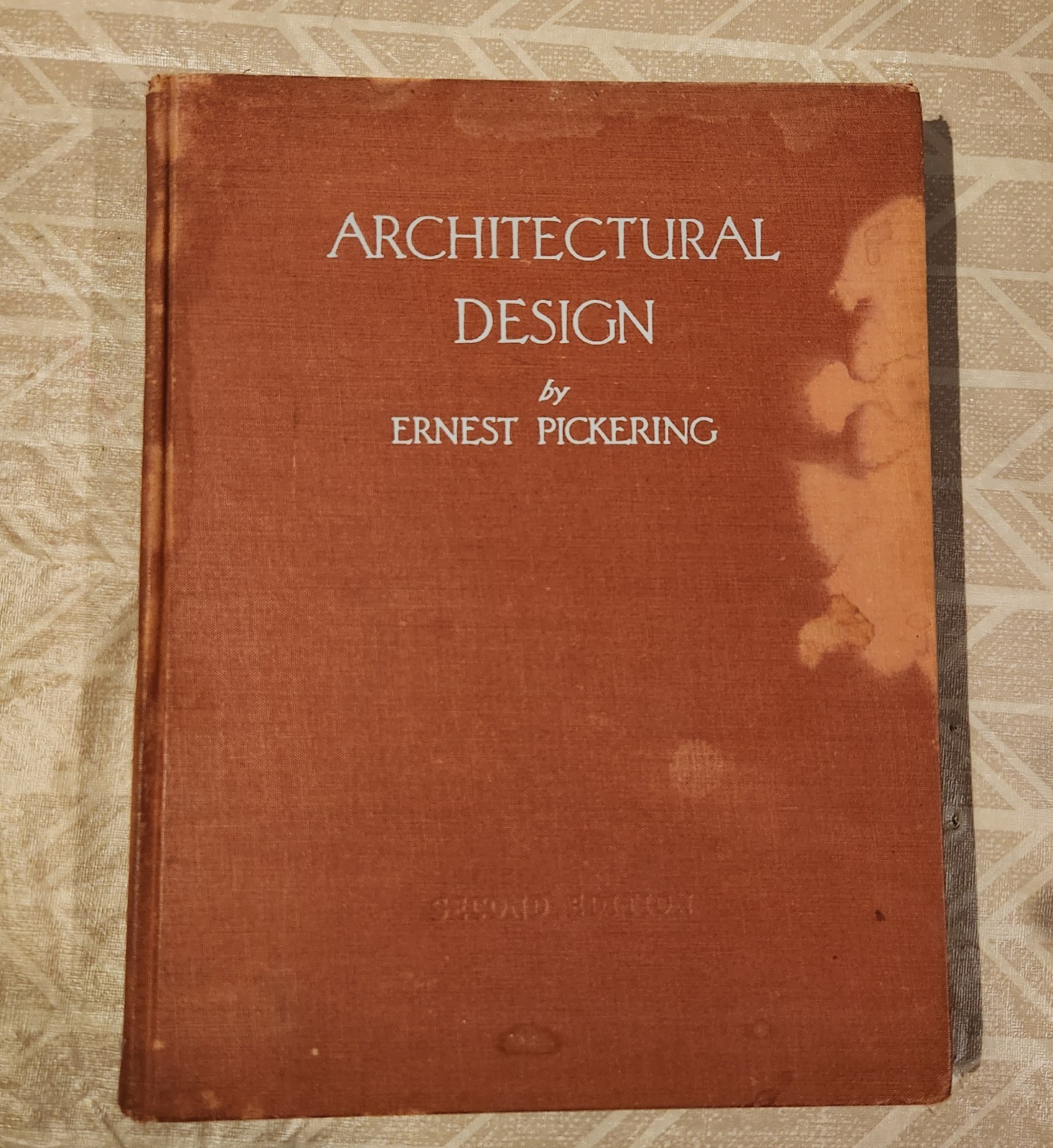 ARCHITECTURAL DESIGN by Ernest Pickering Second Edition 1945 John Wiley & Sons