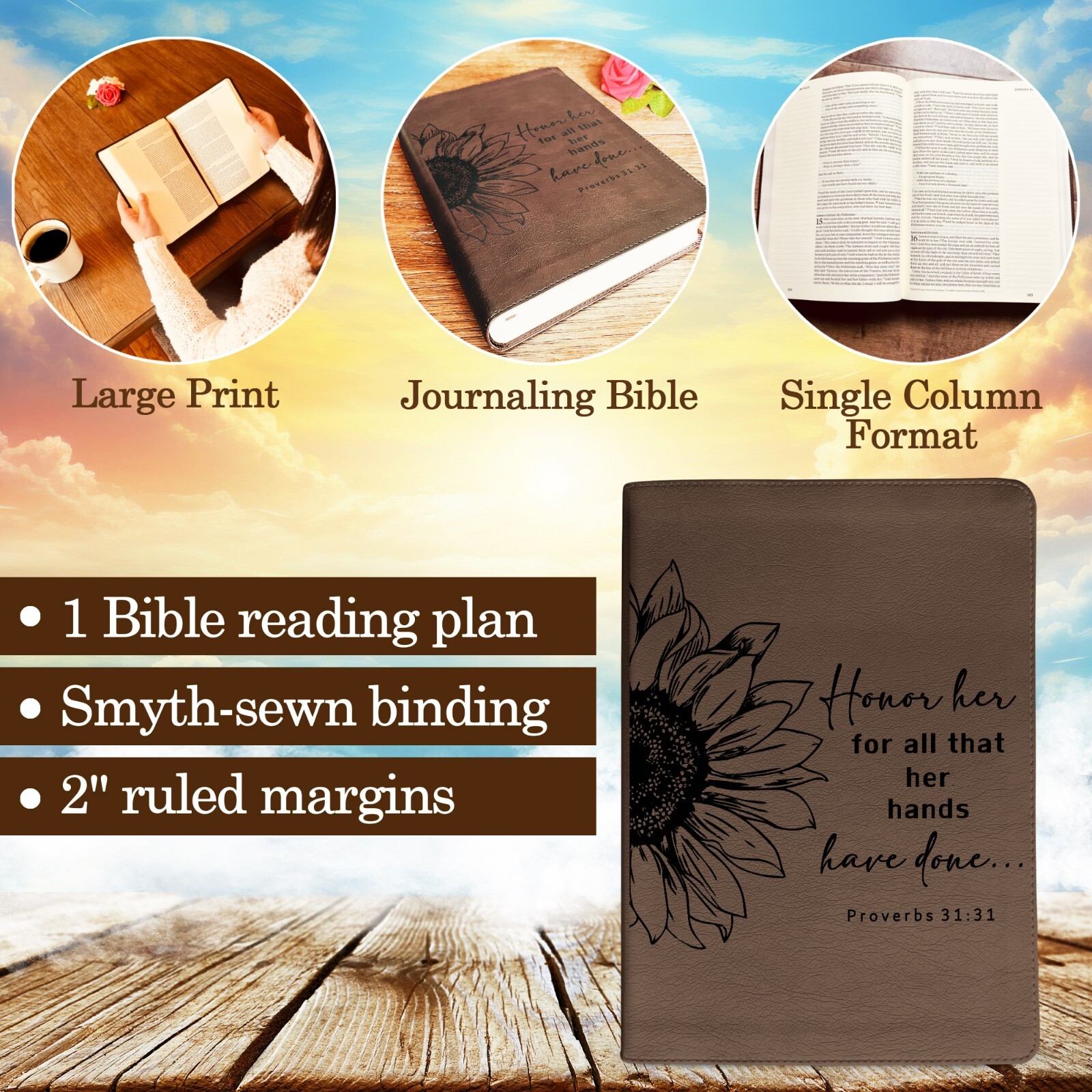 Personalized ESV Bible | ESV Journaling Bible | Custom Engraved Journaling Bible