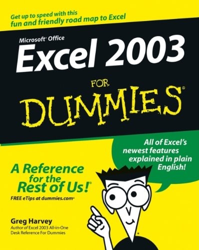Excel 2003 for Dummies, Harvey, Greg, Used; Good Book