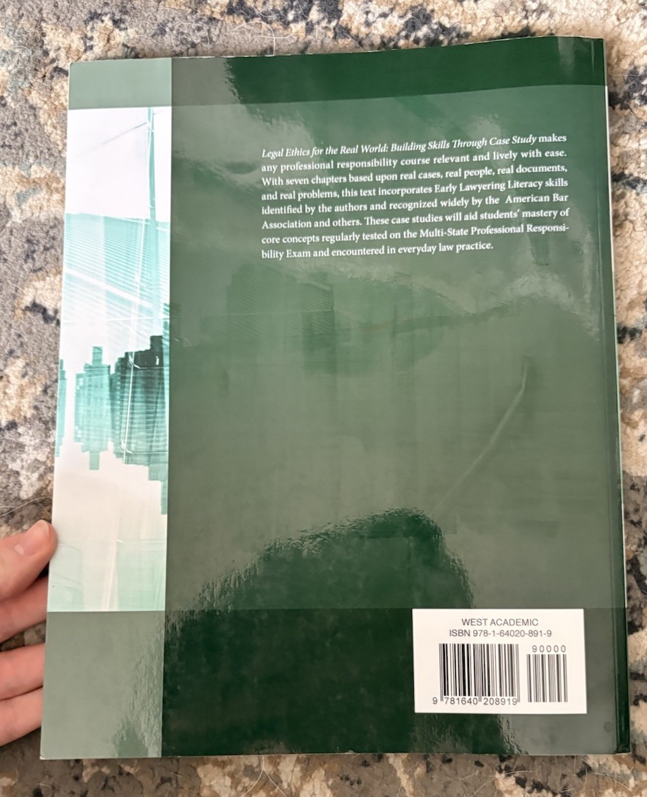 West Academic Legal Ethics for the Real World New Ed 2018 PB Knake/Murphy