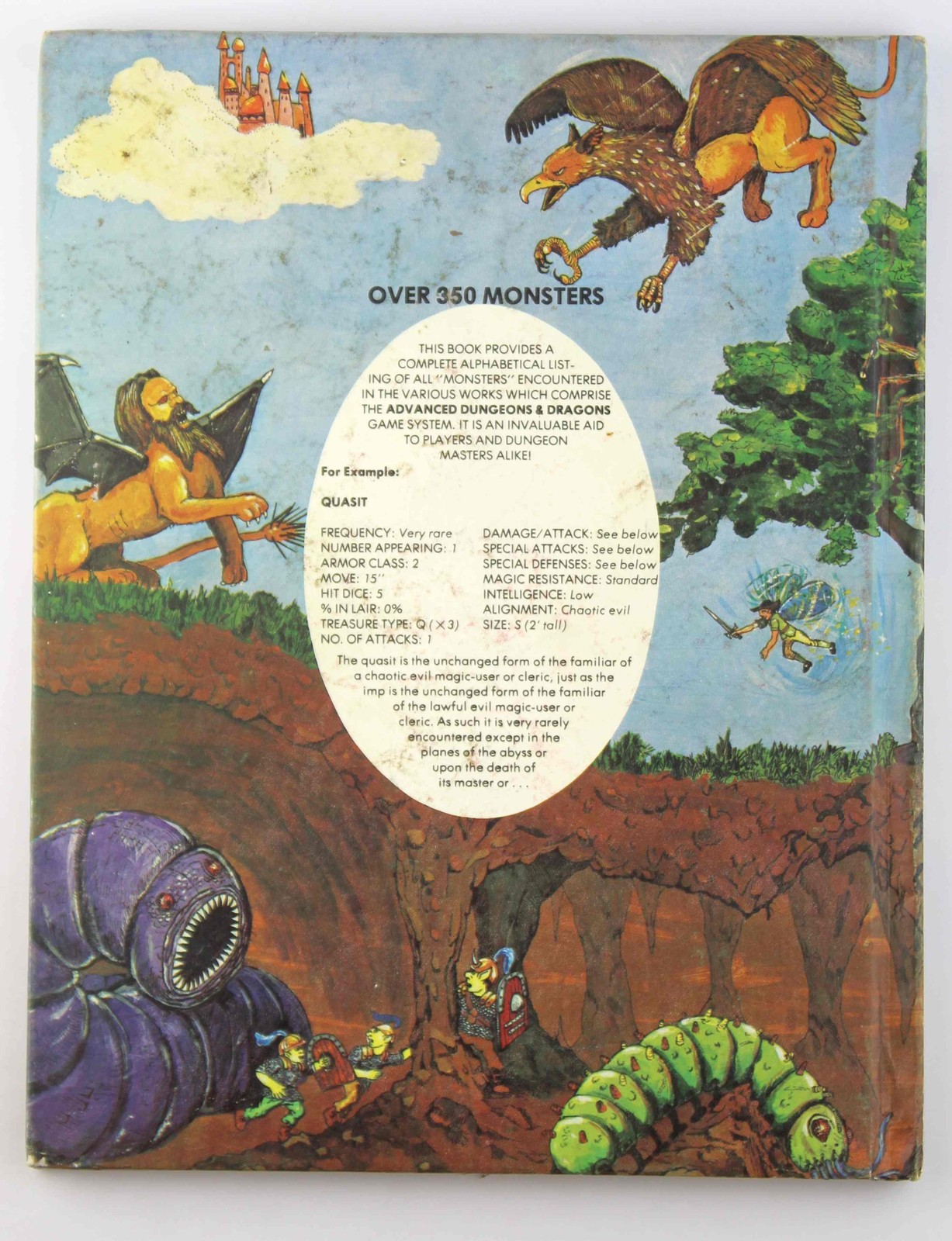 3rd Printing AD&D Monster Manual Advanced Dungeons Dragons Gary Gygax ORIGINAL