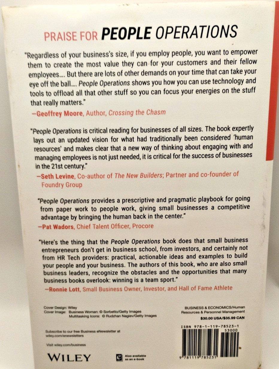 People Operations | Automate HR | Design Employee Experience | Wiley Book