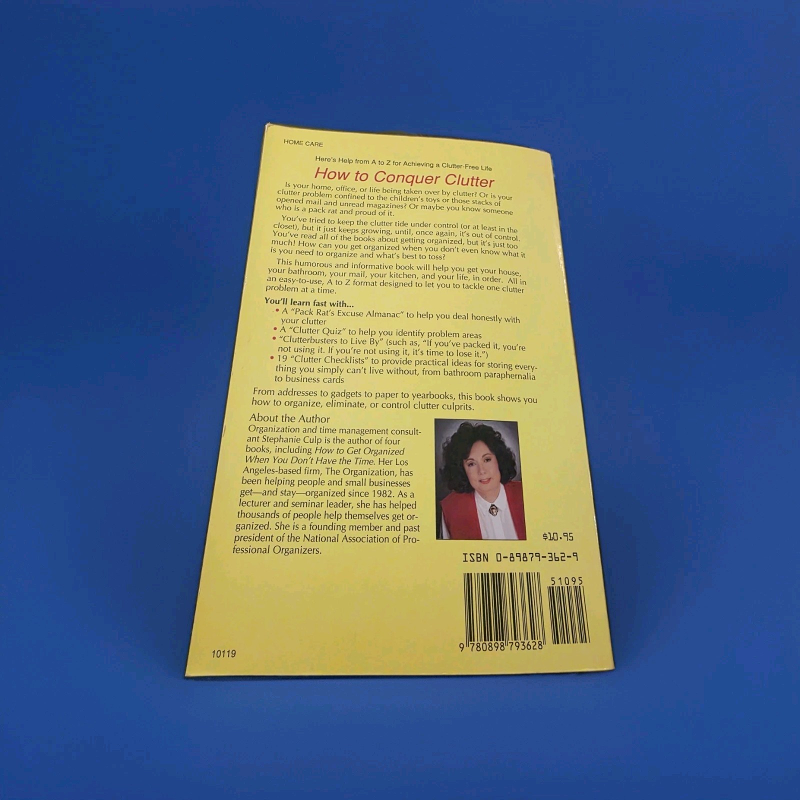 How to Conquer Clutter – Paperback By Culp, Stephanie – GOOD