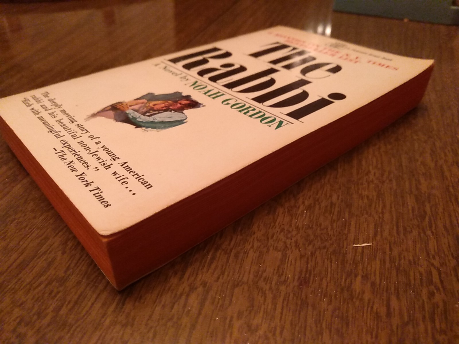 The Rabbi Noah Gordon 1968 Fawcett Crest Edition Fiction Fawcett